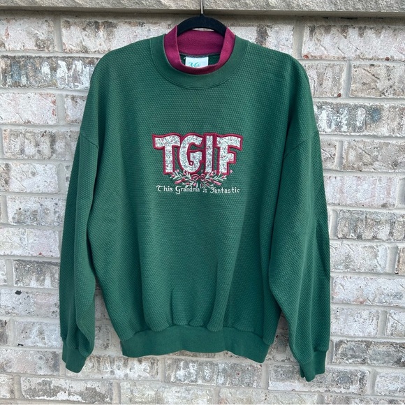Green Women's This Grandma Is Fantastic Sweatshirt - Picture 1 of 8